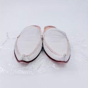 Golo White Women's Leather Loafers